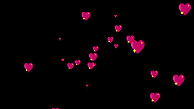 七夕情人节爱心粒子发射爱心背景视频的预览图