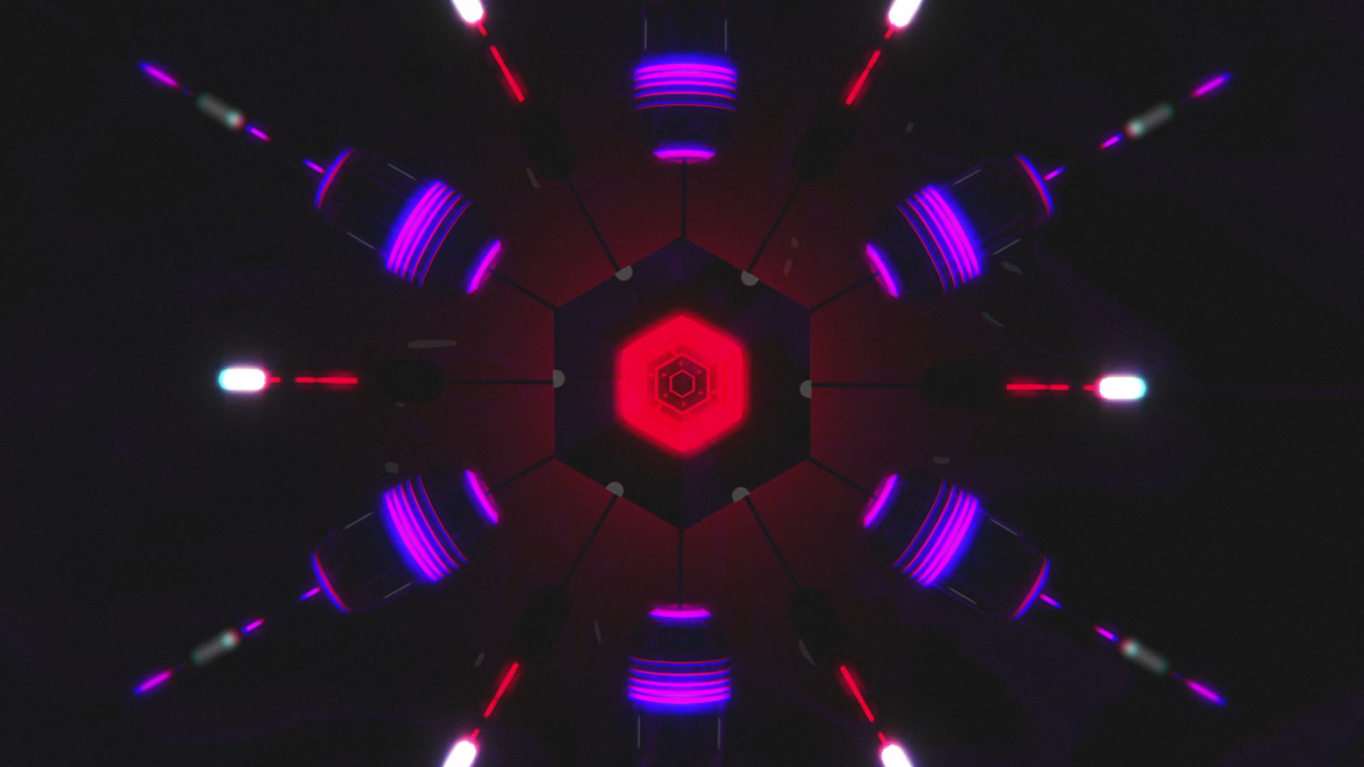 炫彩LED舞厅背景视频素材AE模板视频的预览图