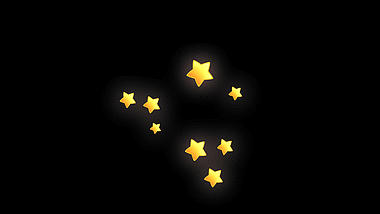 星星粒子特效装饰视频的预览图
