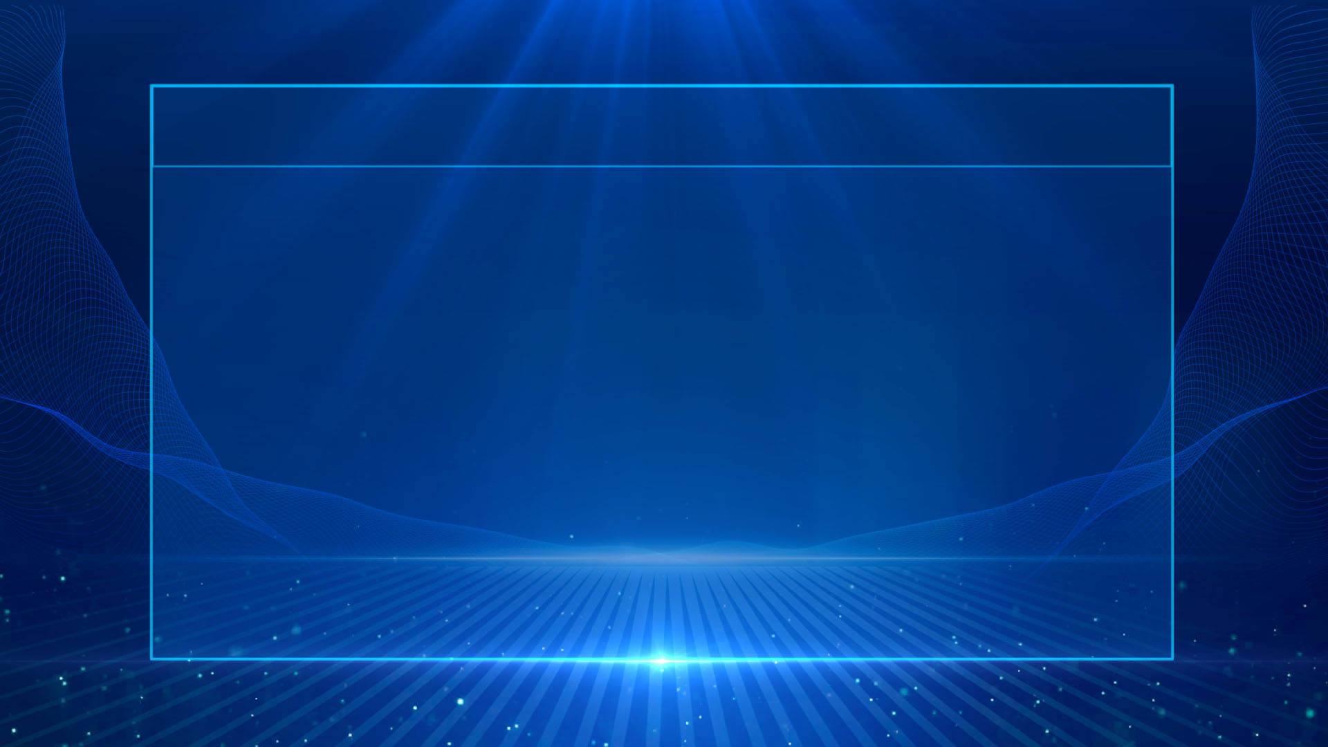 蓝色科技字幕版视频动态背景AE模板视频的预览图