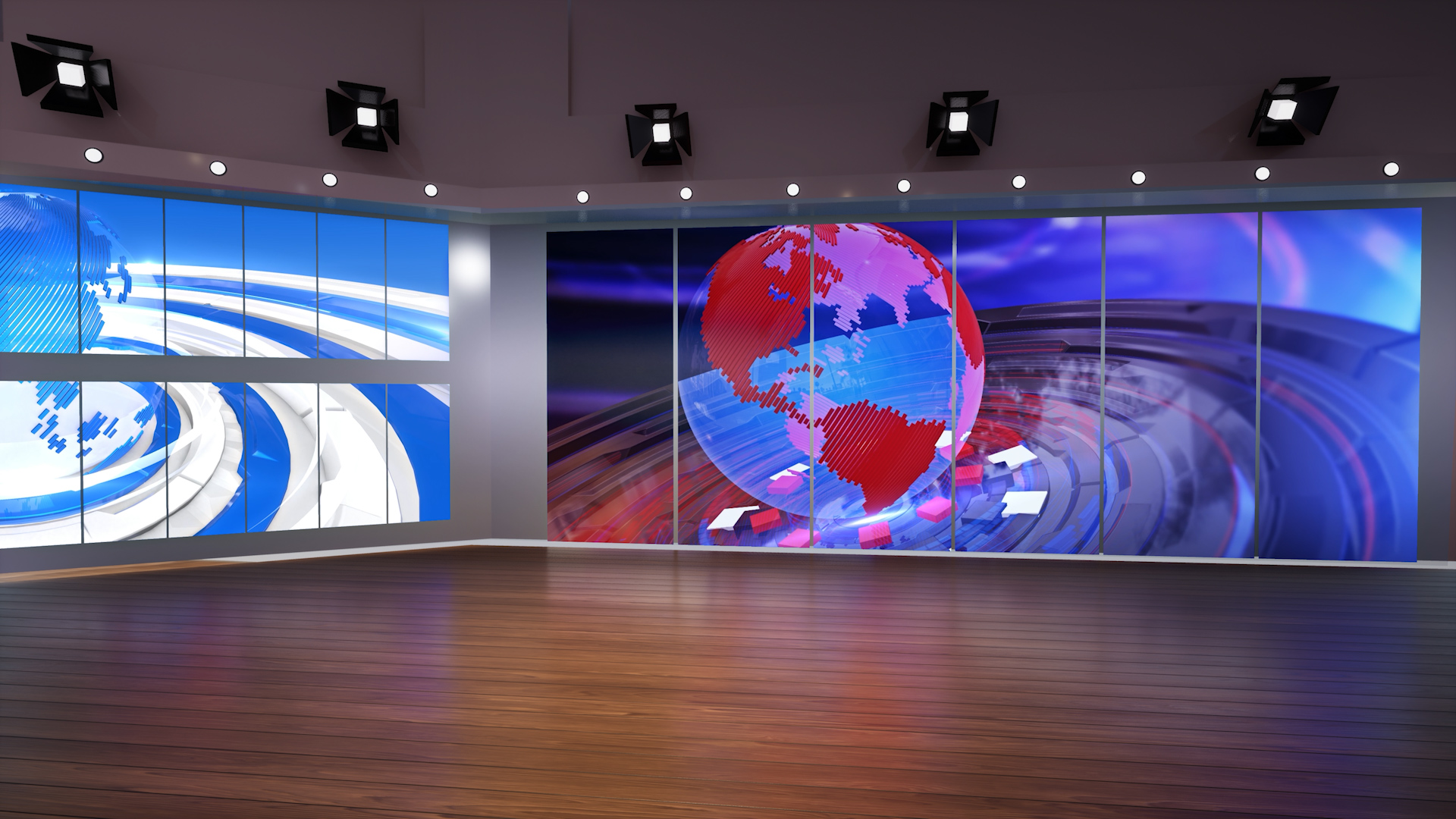 新闻虚拟背景视频AE模板视频视频的预览图