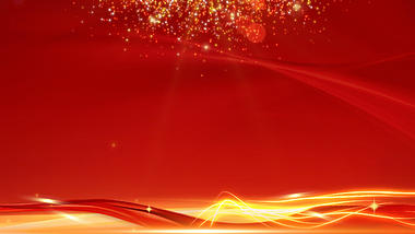 金色粒子流动光线红绸带视频背景视频的预览图