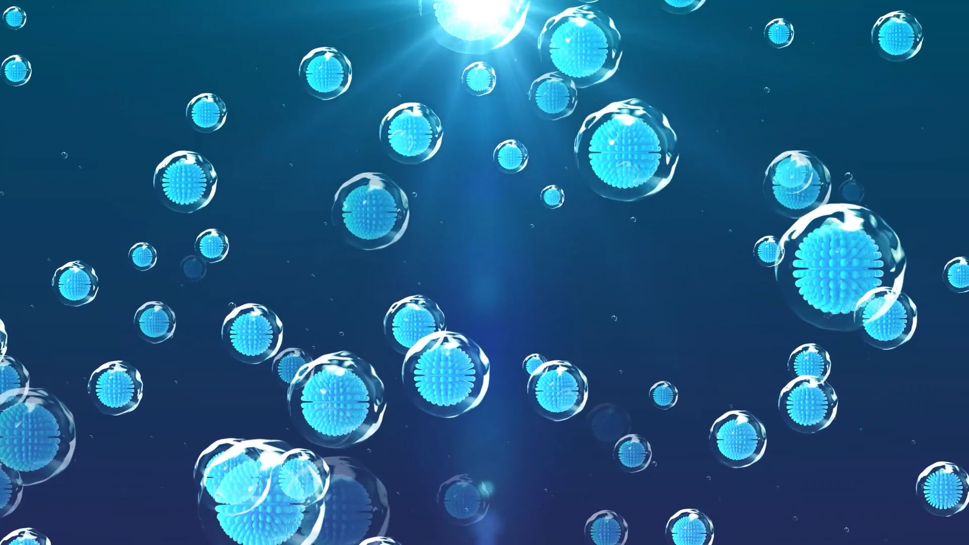 细胞粒子医学视频素材视频的预览图