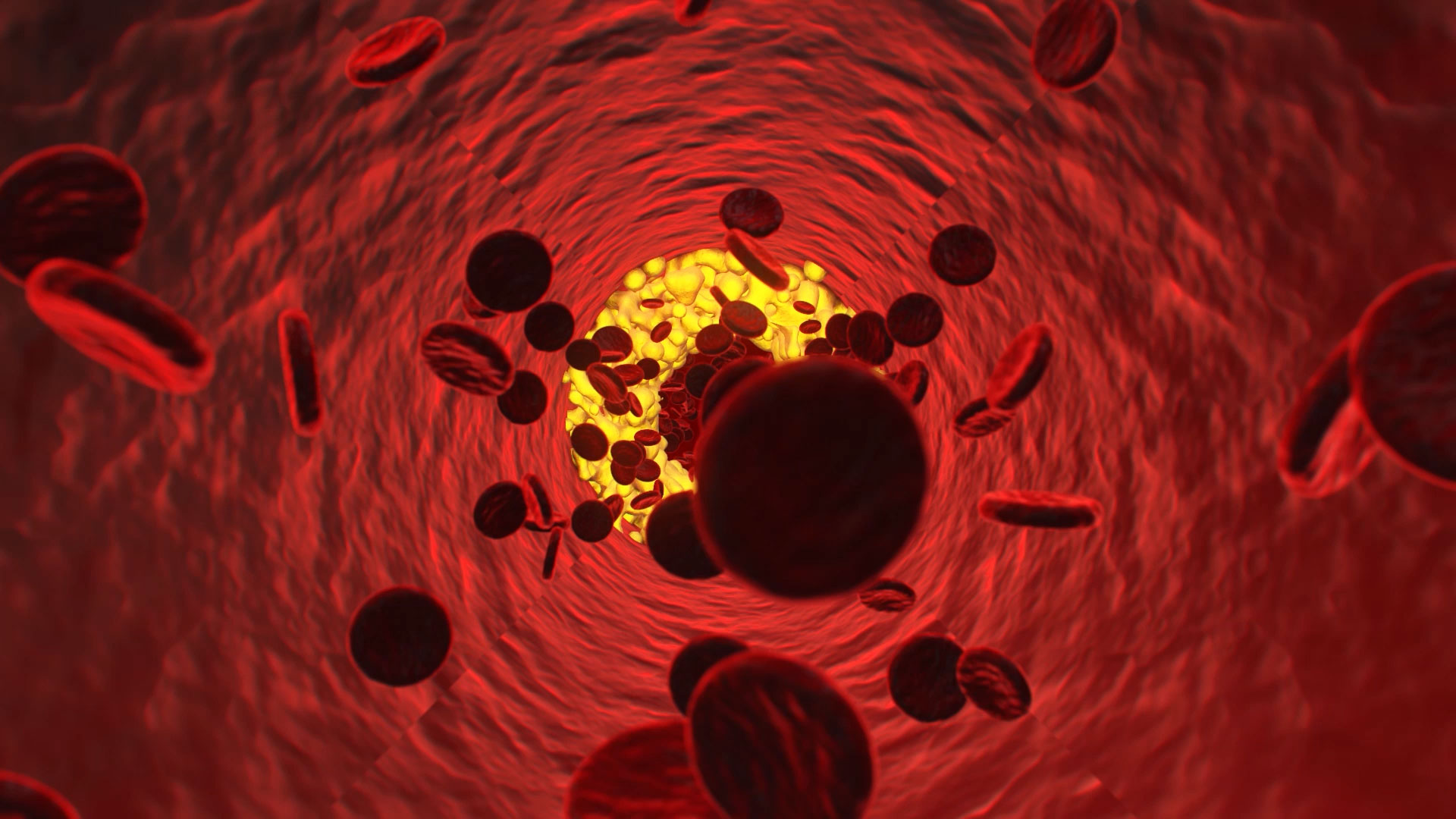 血管流动血小板3D视频素材视频的预览图