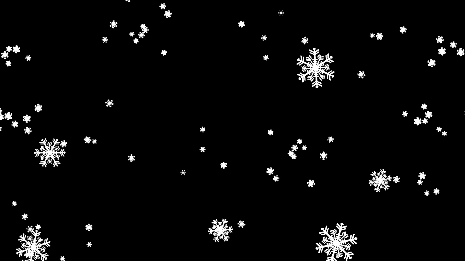 雪花下雪冬天冬季圣诞节飘雪挂件装饰视频的预览图