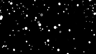 白色下雪飘雪雪花冬天冬季挂件装饰冬季视频的预览图