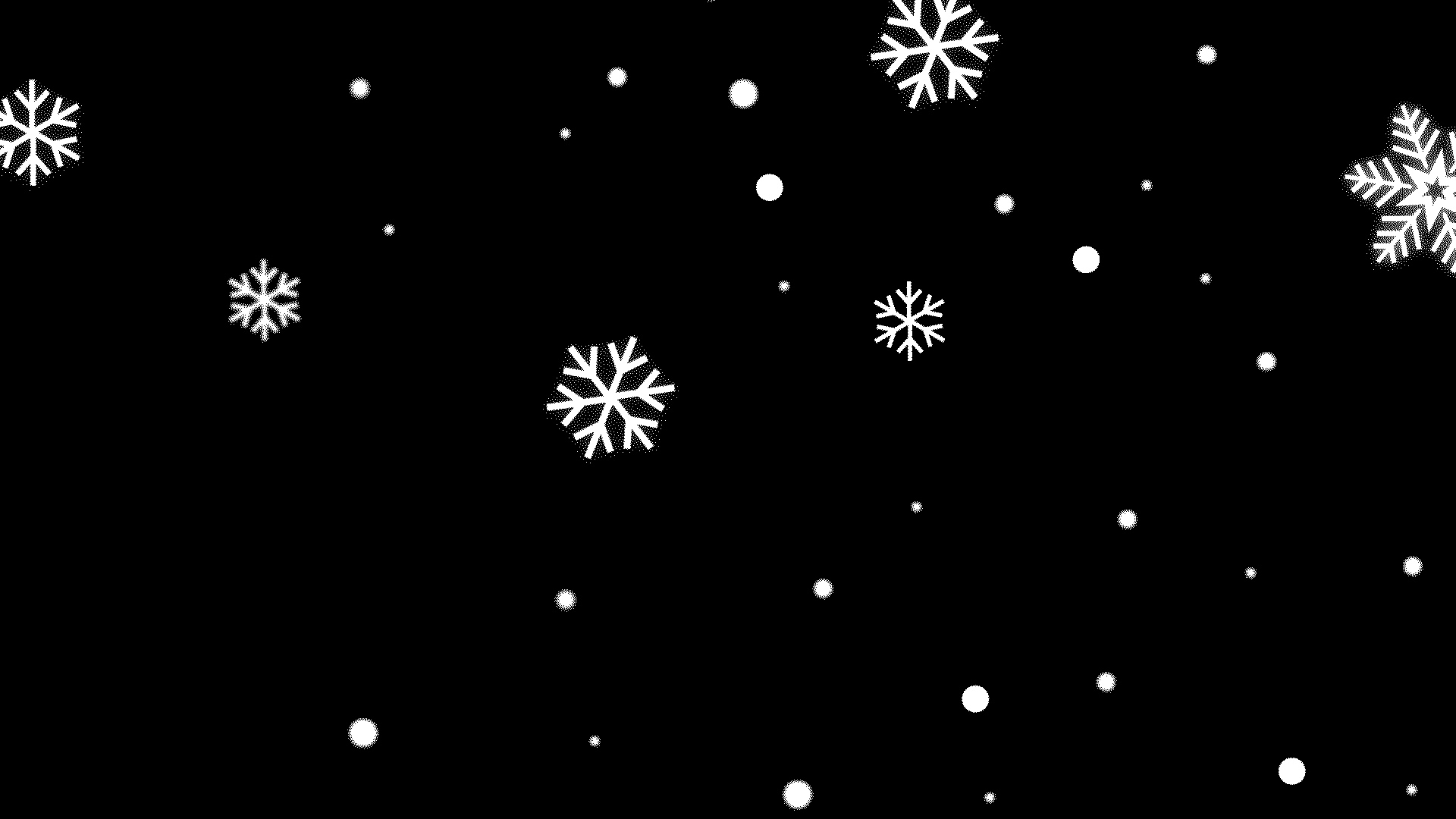 小雪雪白色雪花下雪挂件装饰冬天冬季视频的预览图
