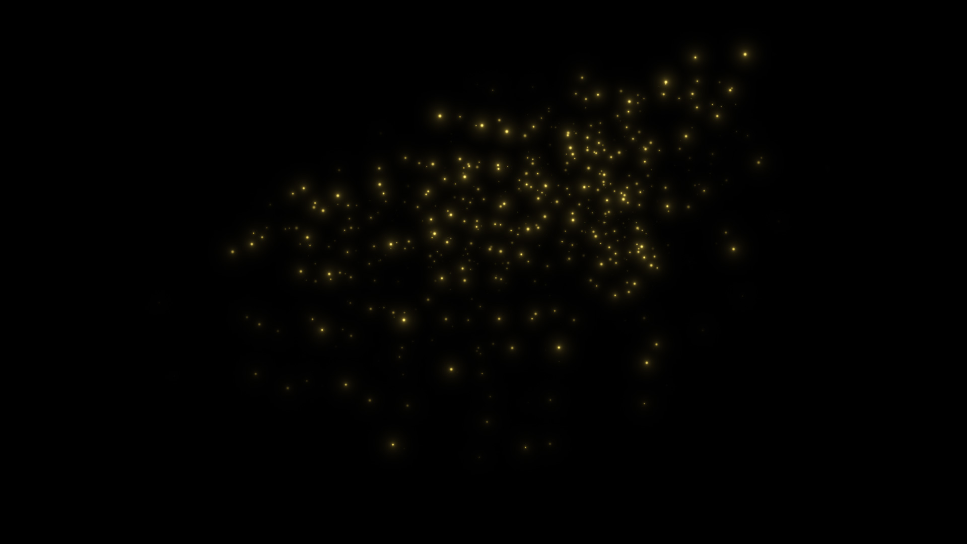 原创大气金色发光粒子颗粒光效视频的预览图