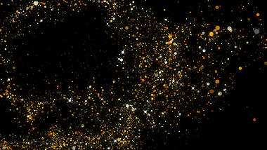 金色粒子特效通道视频素材AE模板视频的预览图