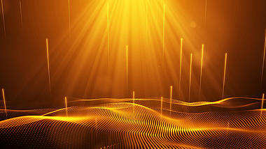 商务金色粒子光效粒子背景视频模板视频的预览图