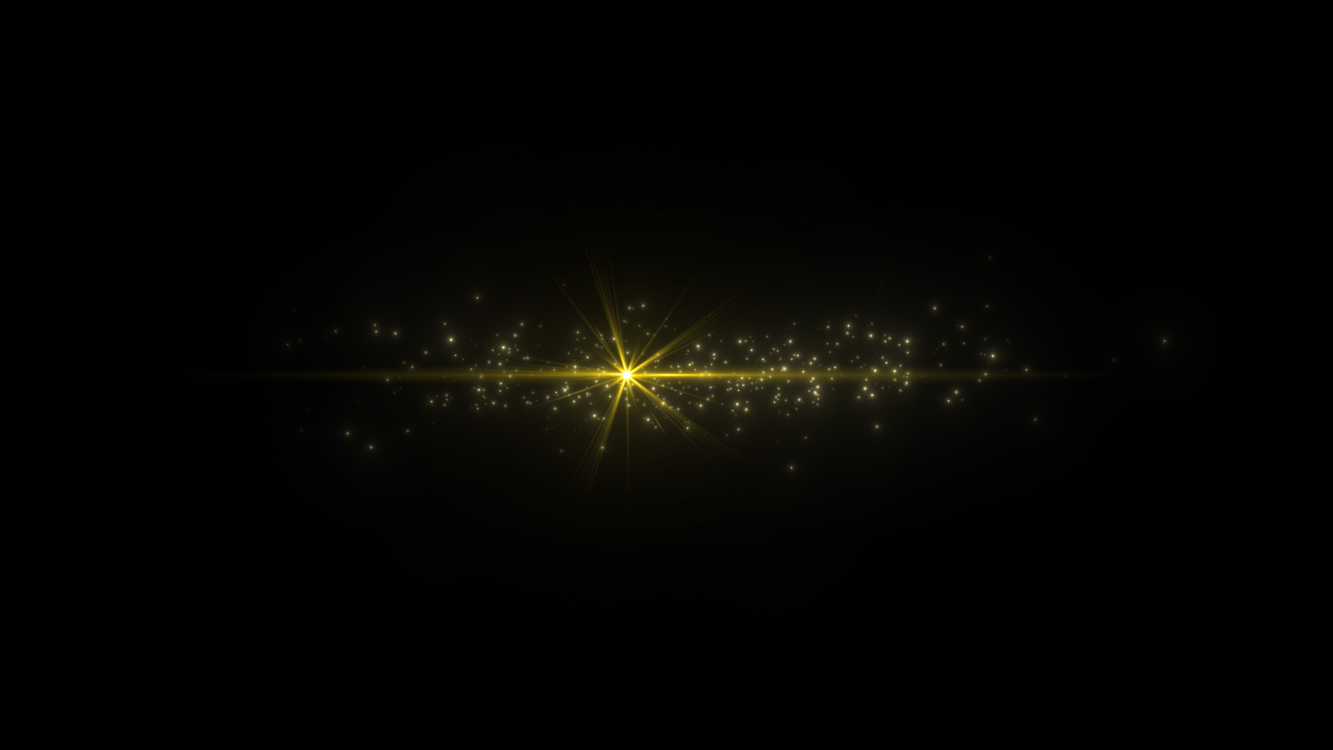 原创金色光点光效粒子带通道特效视频的预览图