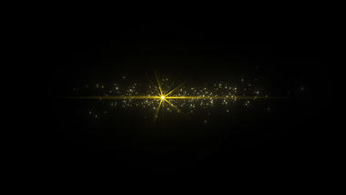 原创金色光点光效粒子带通道特效视频的预览图