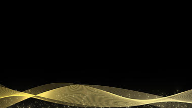 原创金色漂浮粒子线条装饰视频边框元素素材视频的预览图