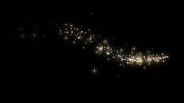 舞台游戏金色闪光发光粒子拖尾光效带通道特效视频的预览图