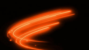光线光斑光效粒子发光线条科技动感橙色视频的预览图