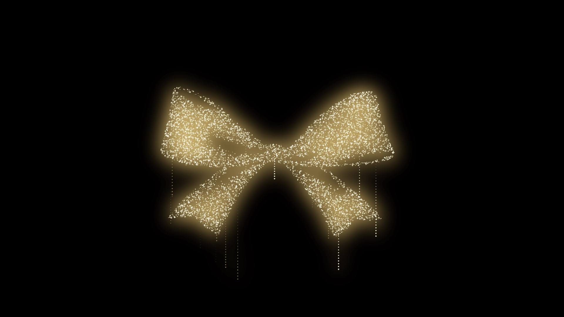 蝴蝶结粒子特效装饰光效粒子挂件视频的预览图