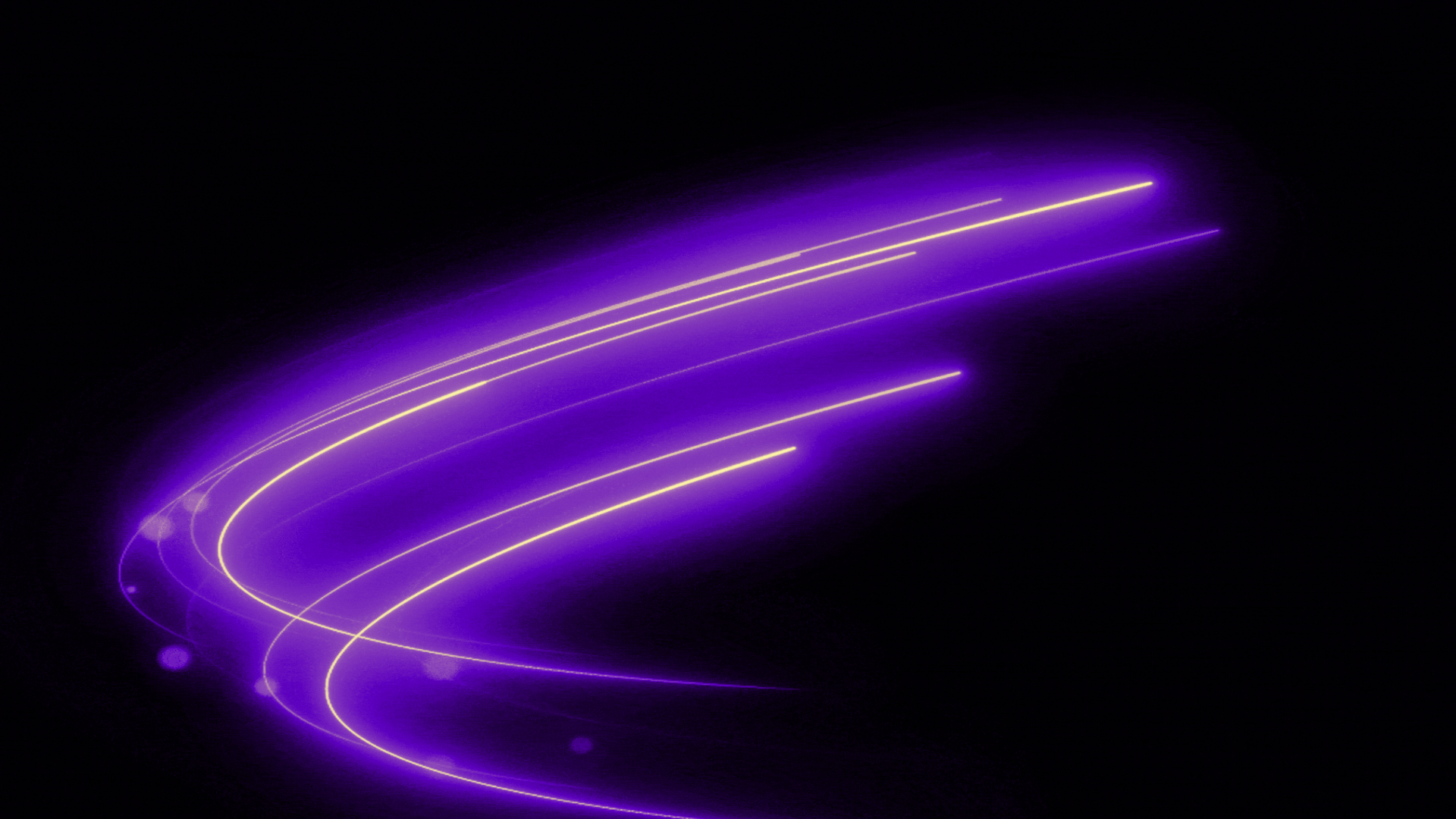 光线光斑光效粒子发光线条科技动感紫色视频的预览图