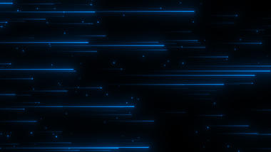 蓝色科技线条移动线粒子光线特效带通道视频的预览图