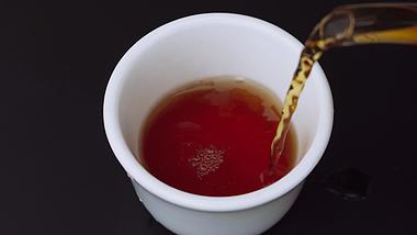 4K实拍泡茶喝茶茶文化红茶视频的预览图
