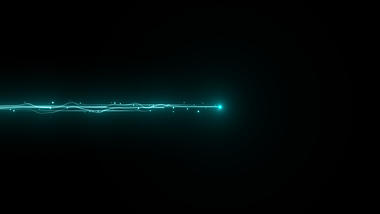 蓝色科技线条粒子光线粒子光效特效带通道素材视频的预览图