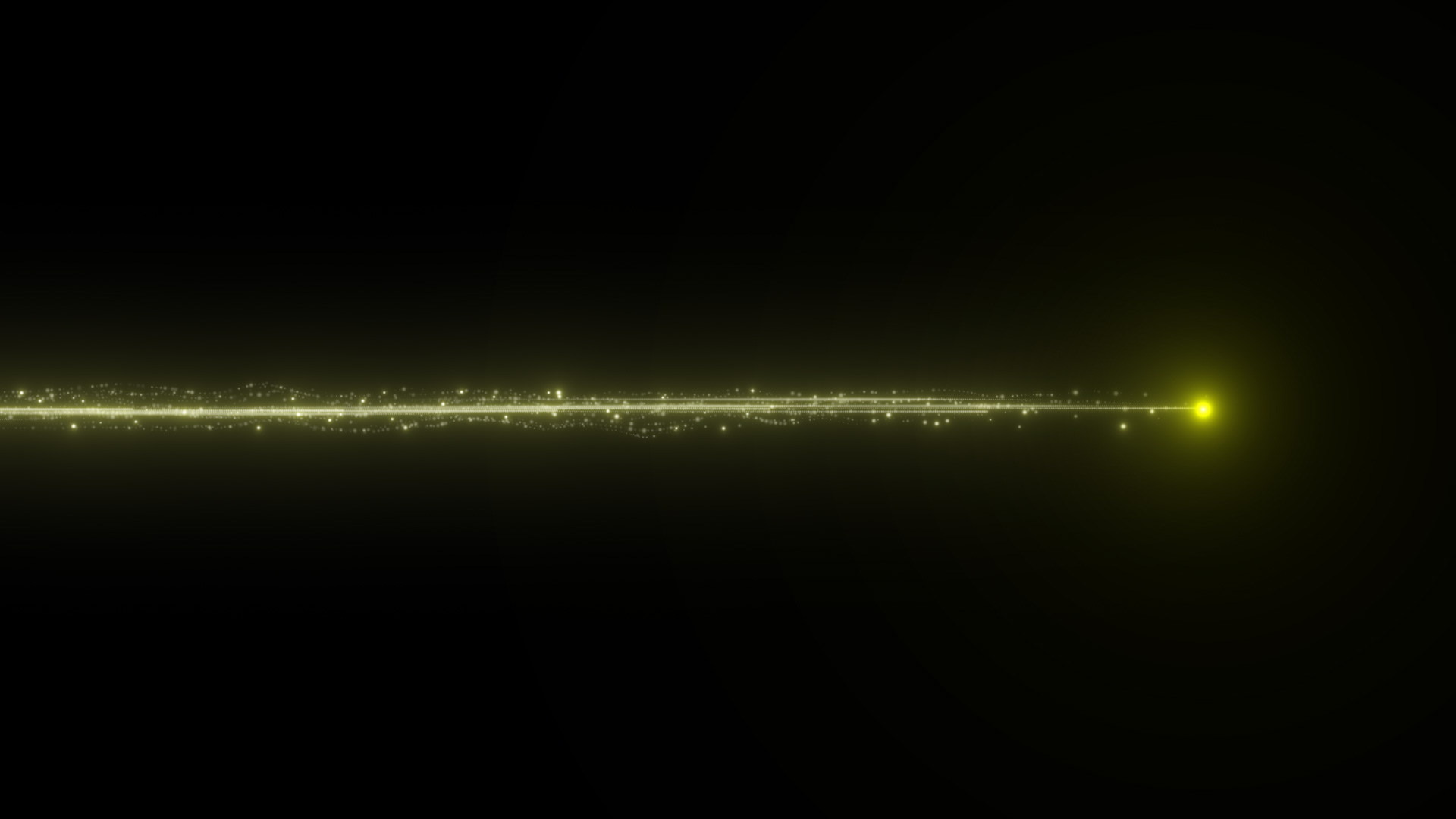 黄色科技光线粒子光线粒子光效带通道特效视频的预览图
