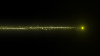 黄色科技光线粒子光线粒子光效带通道特效视频的预览图