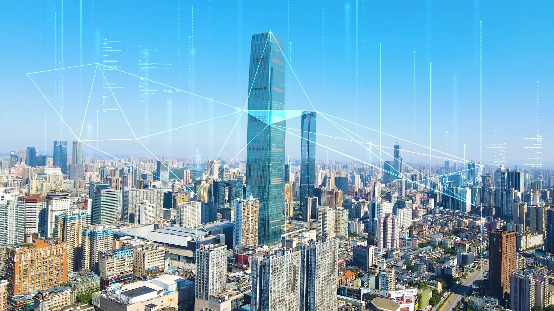 科技城市宣传ae模板视频的预览图
