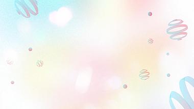 综艺玻璃风半透明边框撞色粉蓝视频背景视频的预览图